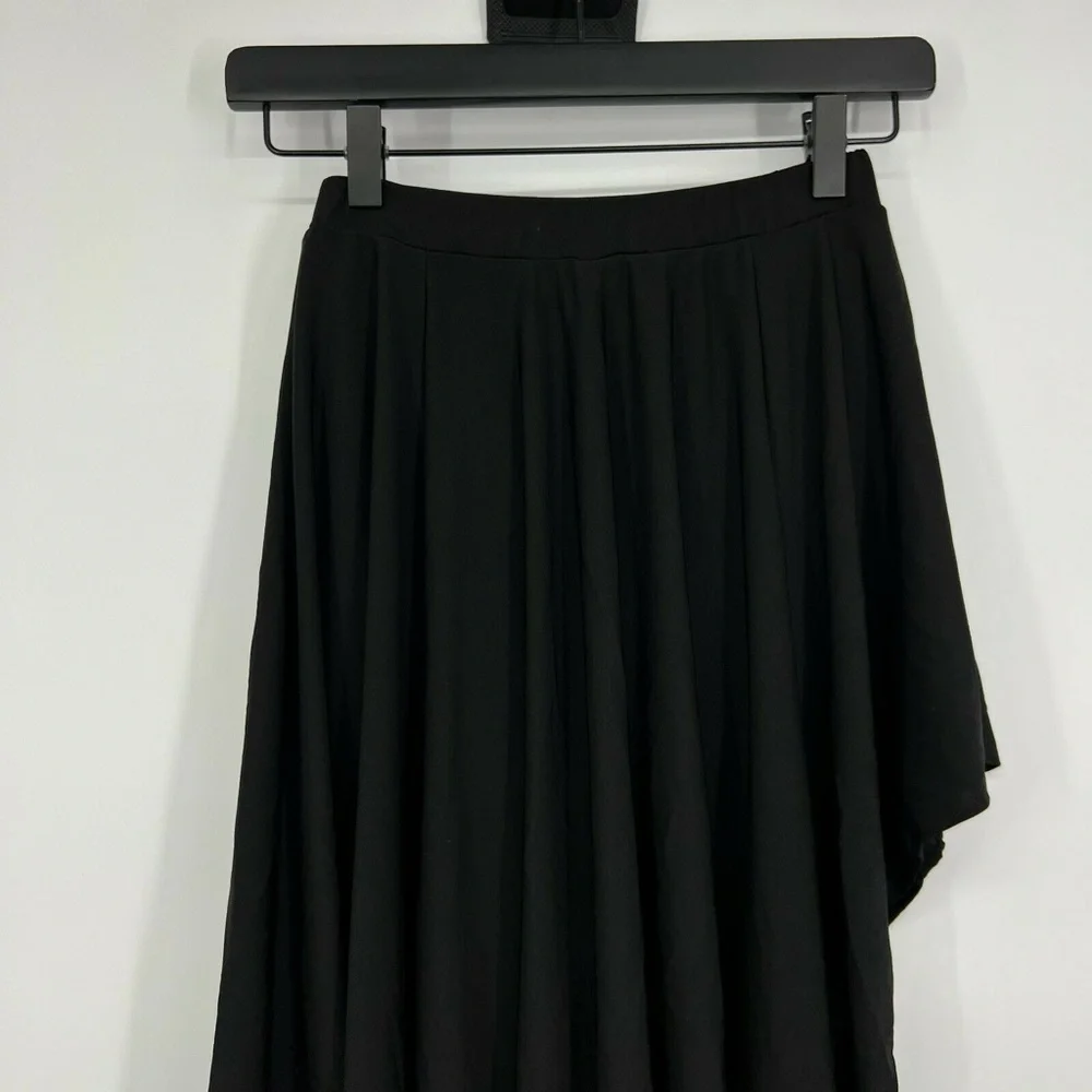 Balera Skirt Black Asymmetrical Hem - Picture 8 of 9